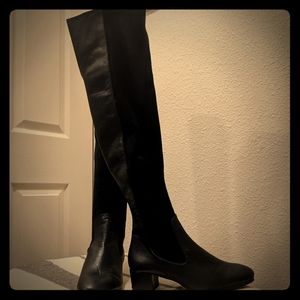 Heeled Leather Zara OTK Boot 8